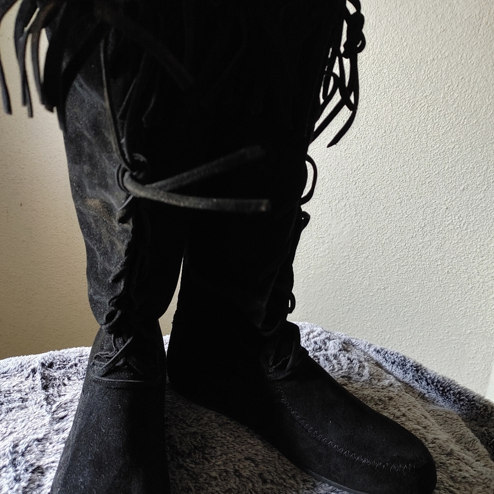 Forever Tall Boots Black